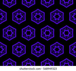 Ornamental seamless pattern. Vector abstract background.