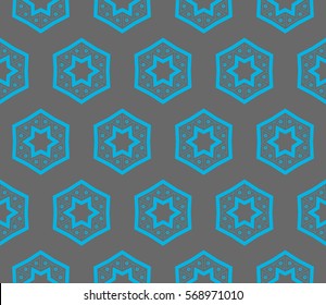 Ornamental seamless pattern. Vector abstract background.