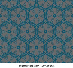 Ornamental seamless pattern. Vector abstract background.