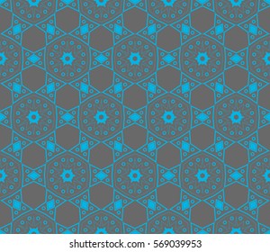 Ornamental seamless pattern. Vector abstract background.