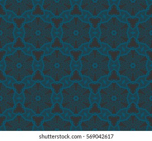 Ornamental seamless pattern. Vector abstract background.