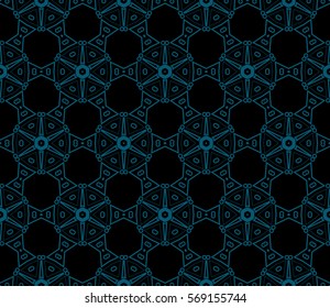 Ornamental seamless pattern. Vector abstract background.