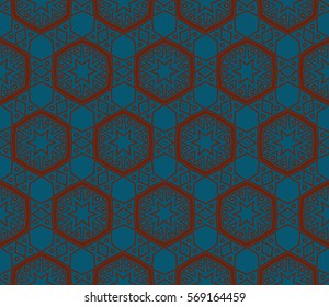 Ornamental seamless pattern. Vector abstract background.