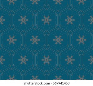 Ornamental seamless pattern. Vector abstract background.