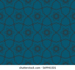 Ornamental seamless pattern. Vector abstract background.