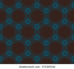 Ornamental seamless pattern. Vector abstract background.