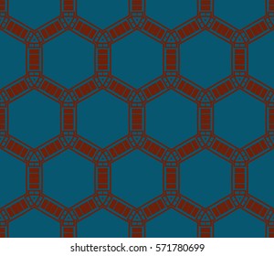 Ornamental seamless pattern. Vector abstract background.