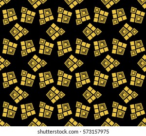 Ornamental seamless pattern. Vector abstract background.