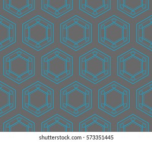 Ornamental seamless pattern. Vector abstract background.