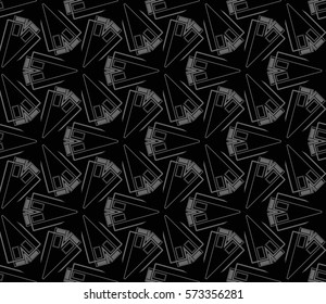 Ornamental seamless pattern. Vector abstract background.