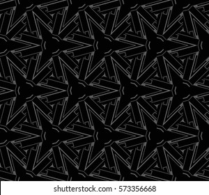 Ornamental seamless pattern. Vector abstract background.