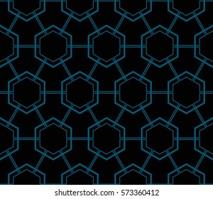 Ornamental seamless pattern. Vector abstract background.