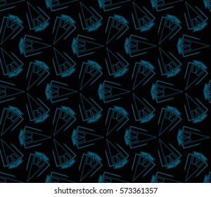 Ornamental seamless pattern. Vector abstract background.