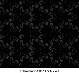 Ornamental seamless pattern. Vector abstract background.
