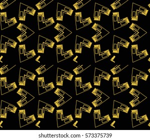 Ornamental seamless pattern. Vector abstract background.