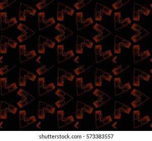 Ornamental seamless pattern. Vector abstract background.