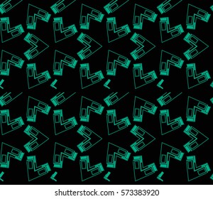 Ornamental seamless pattern. Vector abstract background.