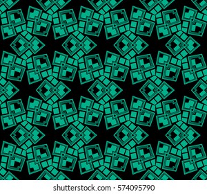 Ornamental seamless pattern. Vector abstract background.