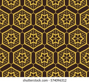 Ornamental seamless pattern. Vector abstract background.