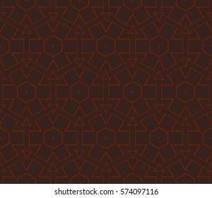 Ornamental seamless pattern. Vector abstract background.
