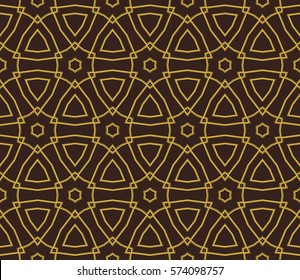 Ornamental seamless pattern. Vector abstract background.
