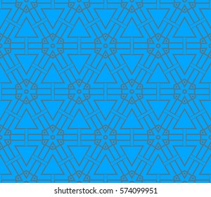 Ornamental seamless pattern. Vector abstract background.