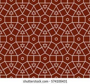 Ornamental seamless pattern. Vector abstract background.