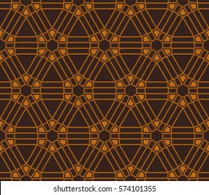 Ornamental seamless pattern. Vector abstract background.