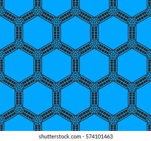Ornamental seamless pattern. Vector abstract background.