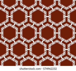 Ornamental seamless pattern. Vector abstract background.