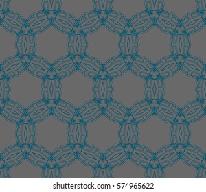 Ornamental seamless pattern. Vector abstract background.