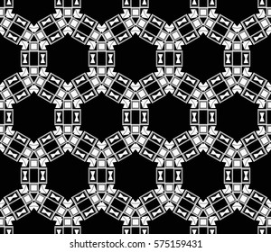Ornamental seamless pattern. Vector abstract background.