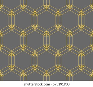 Ornamental seamless pattern. Vector abstract background.
