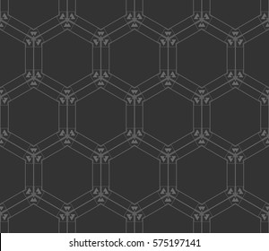 Ornamental seamless pattern. Vector abstract background.