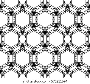 Ornamental seamless pattern. Vector abstract background.