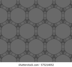 Ornamental seamless pattern. Vector abstract background.