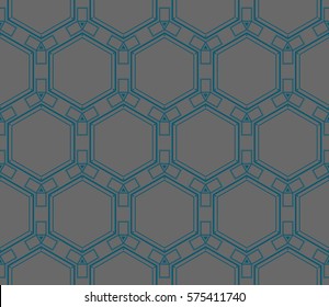 Ornamental seamless pattern. Vector abstract background.