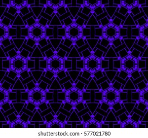 Ornamental seamless pattern. Vector abstract background.