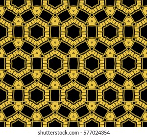 Ornamental seamless pattern. Vector abstract background.