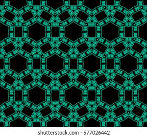 Ornamental seamless pattern. Vector abstract background.
