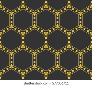 Ornamental seamless pattern. Vector abstract background.