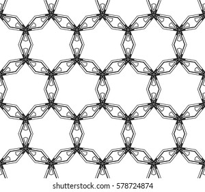 Ornamental seamless pattern. Vector abstract background.