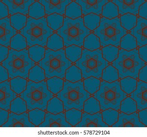 Ornamental seamless pattern. Vector abstract background.