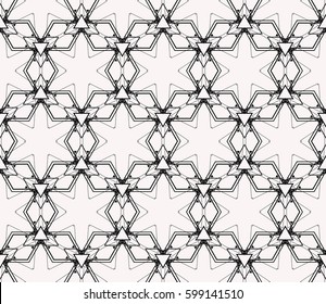Ornamental seamless pattern. Vector abstract background.