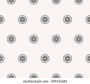 Ornamental seamless pattern. Vector abstract background.