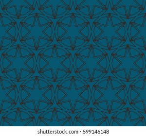 Ornamental seamless pattern. Vector abstract background.