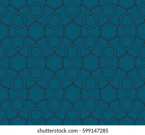 Ornamental seamless pattern. Vector abstract background.