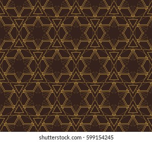 Ornamental seamless pattern. Vector abstract background.