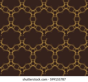 Ornamental seamless pattern. Vector abstract background.
