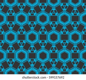 Ornamental seamless pattern. Vector abstract background.